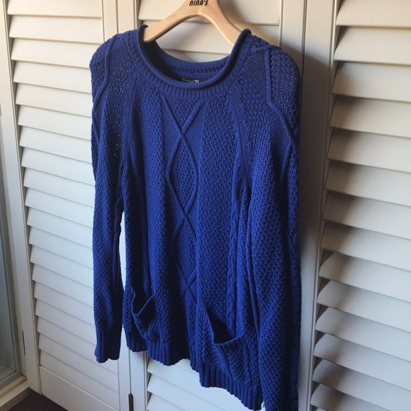 Very Blue Forever 21 Sweater 💙 - Picture 4 of 7